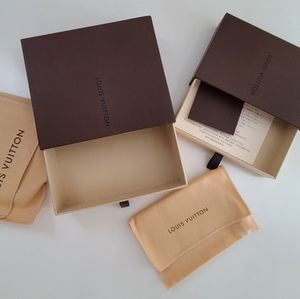 Louis Vuitton wallet box,keyhole box & covers